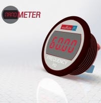 Self-powered LED Meter Displays AC Line Frequency