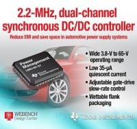 Wide Vin Automotive DC-DC Controller