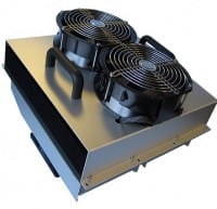 Air-to-Air Outdoor Cooler for Mobile Base Stations and Cell Towers