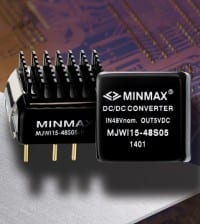 15W Wide 2:1 and 4:1 Input DC-DCs