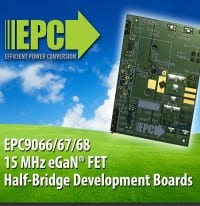 15MHz GaN Half-Bridge Development Boards