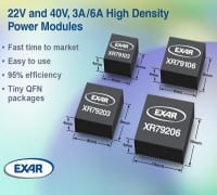 22V/40V Input Power Modules Deliver 3A/6A