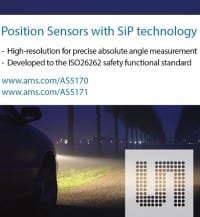 Automotive Magnetic Position Sensor supports ISO26262