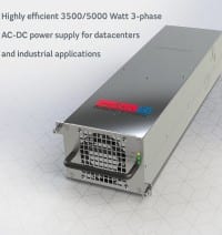 3500/5000 Watt 3-Phase Digital AC-DC Power Supplies