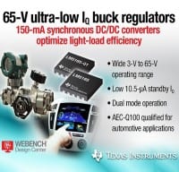 Low Iq 65-V Micro-Power Buck Converters