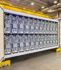 Raytheon begins Delivery of Railgun Pulse Power Containers