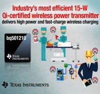 Qi-certified 15-W Wireless Power Transmitter