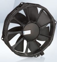 Extra-Flat Fan for Heavy-Duty Applications