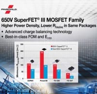 650V SuperFET III MOSFETs claim Best Efficiency and Reliability