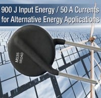 High-Power NTC Thermistors for Alternative Energy Applications