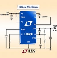 100V / 600mA 93% Efficient Synchronous Step-Down