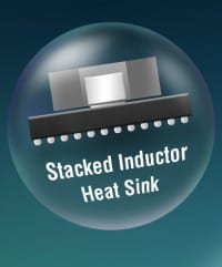 Stacked-Inductor Package Enhances Cooling of 40A Regulators