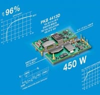 Digital Eighth Brick Delivers 450W of Regulated 12V Power