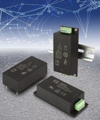 Encapsulated 80 Watt AC-DCs have Compact Footprint