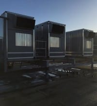 Data Center Cooling System with Calculated pPUE of 1.04