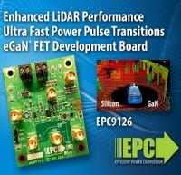 GaN Produces 5nS Pulses for High-Performance LiDAR