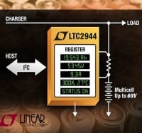 60V I2C Battery Monitor with 1% Accuracy