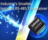 Isolated RS-485 Transceiver in 4mm x 5mm QSOP