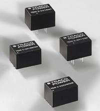 1W / 3W / 5W DC-DCs are 0.52’ x 0.36’ x 0.40’ with 4:1 Input