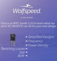 Wolfspeed to Present Latest SiC MOSFET Technology