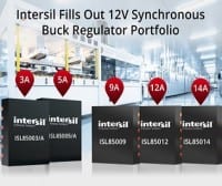 Intersil Fills Out 12V Synchronous Buck Regulator Portfolio