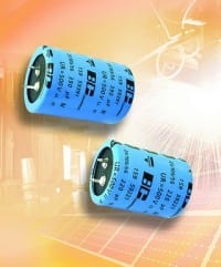 Snap-in Aluminum Capacitors Spec’d for 5,000 Hours at +105 C
