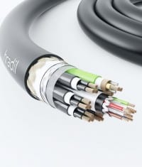CAN-Bus, Ethernet Cat. 7 and 300V Power Supply Cable