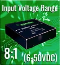 Isolated 8:1 Input Voltage Range DC-DC Converters