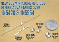 HV Diode Offers Higher Voltage and Lower Capacitance