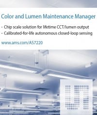 Smart Lighting Manager for LED Color and Lumen Stability