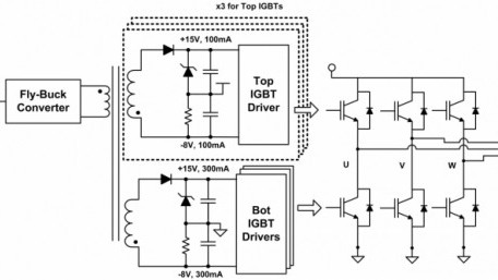 Powering IGBT Drivers with TI039s FlyBuck Converter