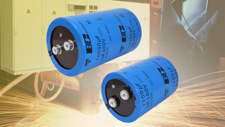 Capacitors Offer 10% Higher Capacitance and Better Ripple Current Handling