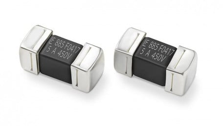 500Vdc SMD Fuses for EV Applications with Interrupting Current Ratings up to 1.5kA