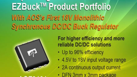 First 18V Monolithic Synchronous DC-DC Buck Regulator