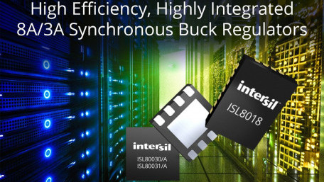 High Efficiency Highly Integrated 8A and 3A Synchronous Buck Regulators