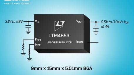 58Vin, 4A, Low EMI, EN55022 B Compliant Regulator