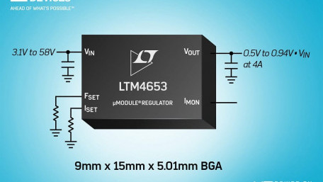 58Vin, 4A, Low EMI, EN55022 B Compliant Regulator