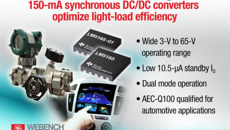 65 V MicroPower Buck Converters with Industry’s Lowest Quiescent Current