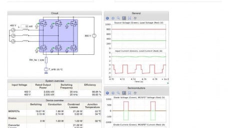 Industry’s First Web-Based Circuit Simulator Dedicated to Evaluating Silicon Carbide Devices