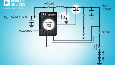 60VOUT, Synchronous Boost LED Controller