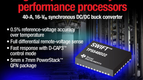 Industry’s Highest Current 40A 16-VIN Converter Released