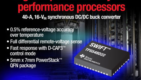 Industry’s Highest Current 40A 16-VIN Converter Released