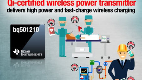 Industry’s Most Efficient 15W Solution Delivers High-Power and Fast-Charge Wireless Charging to Industrial Applications