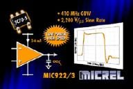 Micrel Offers New MIC922/MIC923 Op Amps