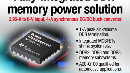Industrys First Fully Integrated DDR Memory Power Solution