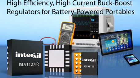 High Efficiency High Current Buck-Boost Regulators for Portables