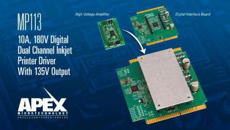 Dual Channel Smart Power Amplifier Uses Mixed-Signal Processing to Generate MultiPulse Waveforms Used in Industrial Ink Jet Printing