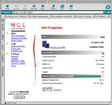 MGE UPS Systems Intros UPG Web-Pac Software Suite