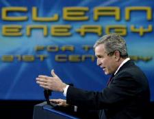 Bush Supports Hydrogen Fuel Cell Technology