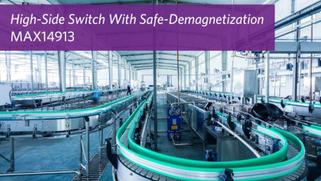 Octal High-Side Switch and Driver Safely Demagnetizes Any Inductive Load for Industry 40